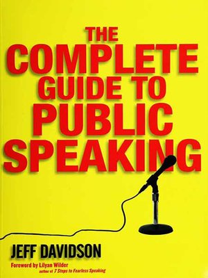cover image of The Complete Guide to Public Speaking